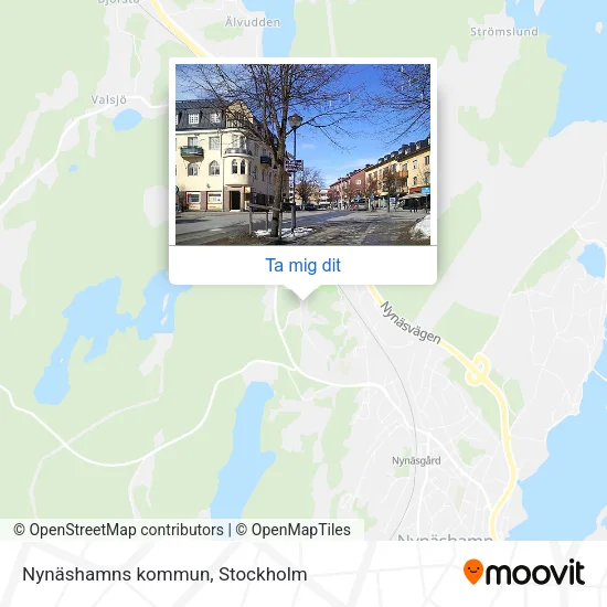 Nynäshamns kommun karta