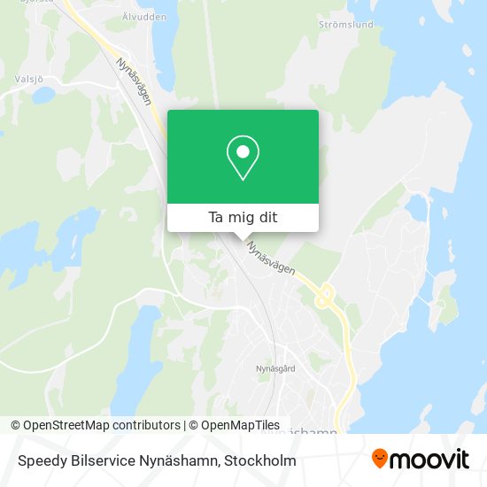 Speedy Bilservice Nynäshamn karta