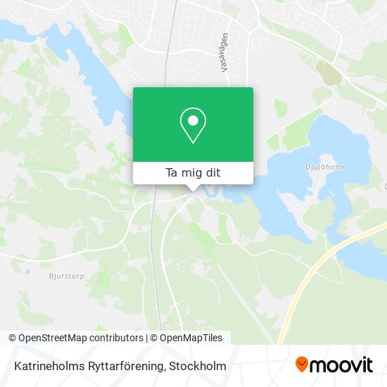 Katrineholms Ryttarförening karta