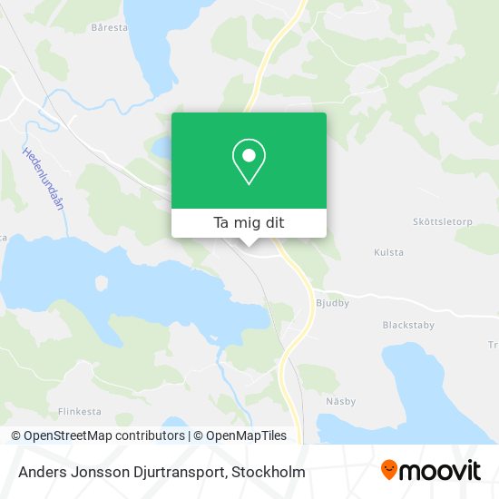 Anders Jonsson Djurtransport karta