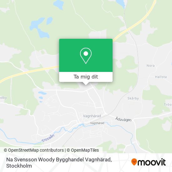 Na Svensson Woody Bygghandel Vagnhärad karta