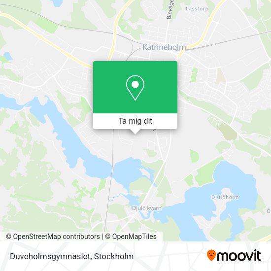 Duveholmsgymnasiet karta