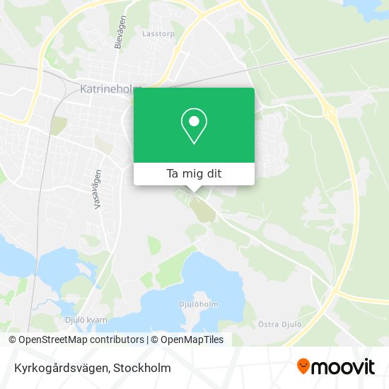 Kyrkogårdsvägen karta