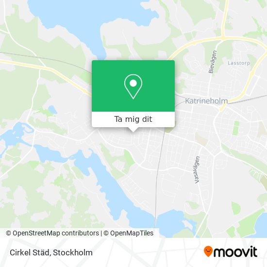 Cirkel Städ karta