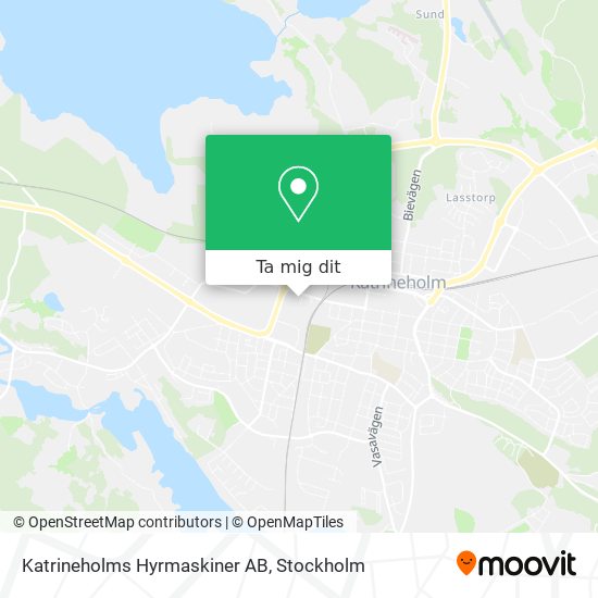 Katrineholms Hyrmaskiner AB karta