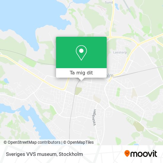 Sveriges VVS museum karta