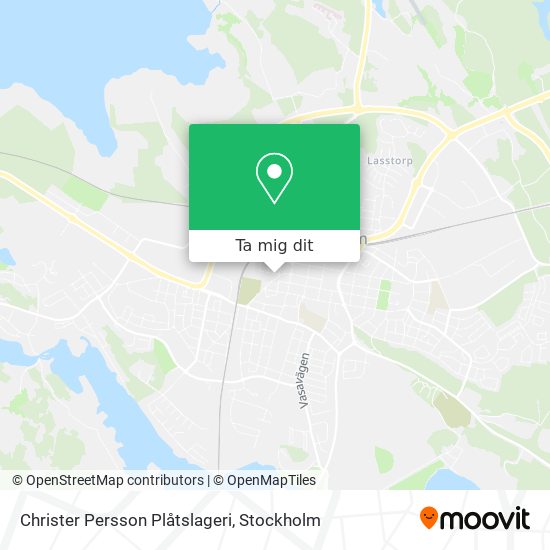 Christer Persson Plåtslageri karta