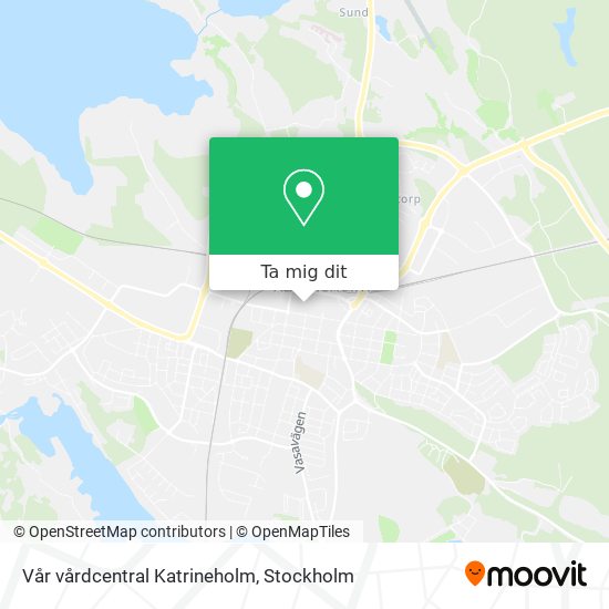 Vår vårdcentral Katrineholm karta