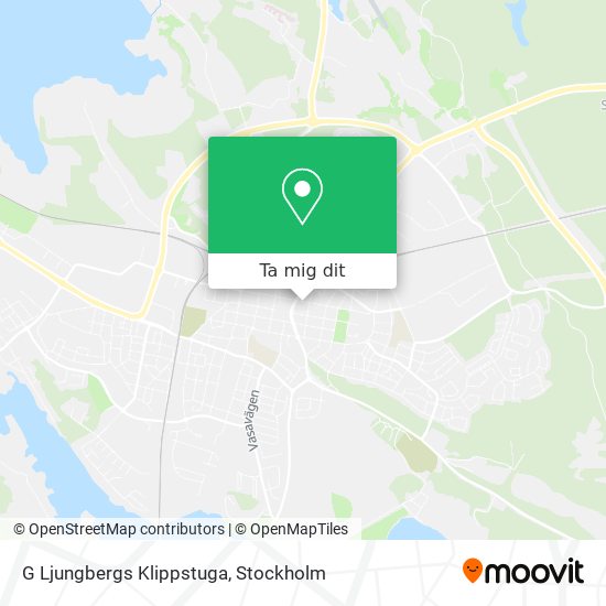 G Ljungbergs Klippstuga karta