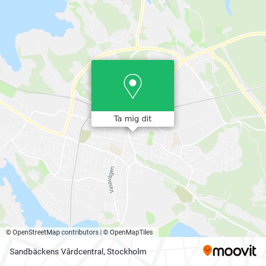 Sandbäckens Vårdcentral karta