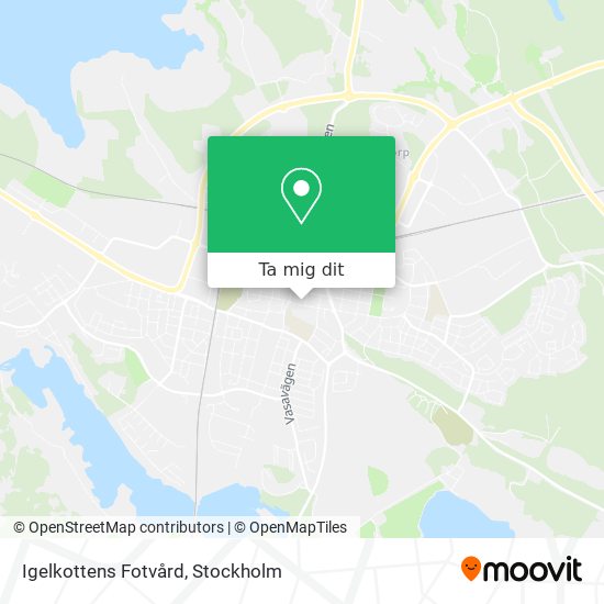 Igelkottens Fotvård karta