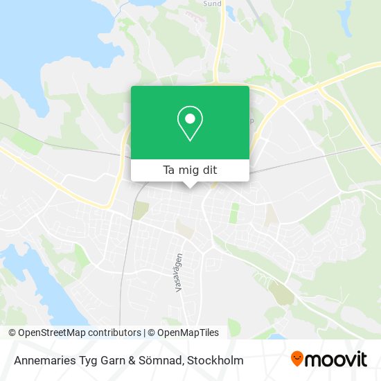 Annemaries Tyg Garn & Sömnad karta