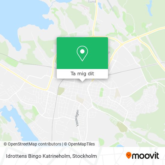 Idrottens Bingo Katrineholm karta