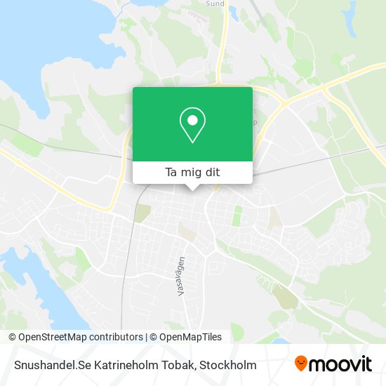 Snushandel.Se Katrineholm Tobak karta