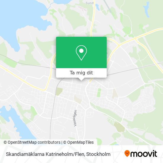 Skandiamäklarna Katrineholm / Flen karta