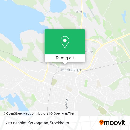 Katrineholm Kyrkogatan karta