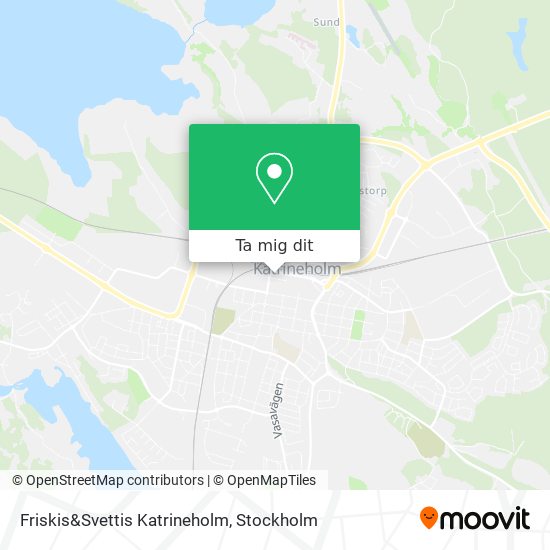 Friskis&Svettis Katrineholm karta