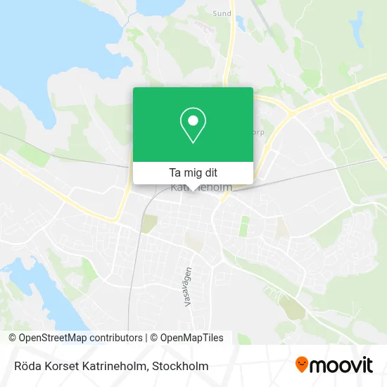 Röda Korset Katrineholm karta