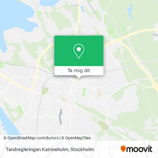 Tandregleringen Katrineholm karta