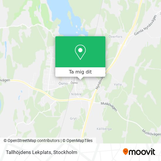 Tallhöjdens Lekplats karta