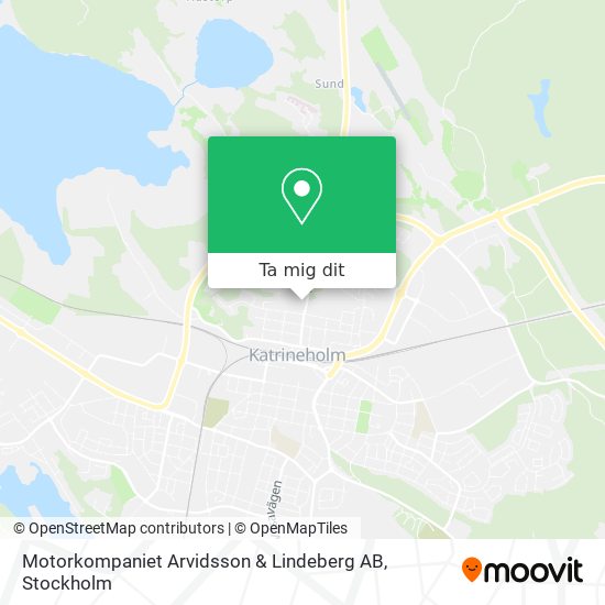 Motorkompaniet Arvidsson & Lindeberg AB karta