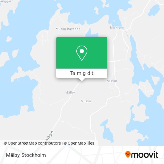 Mälby karta