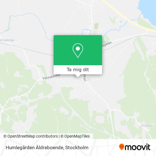 Humlegården Äldreboende karta