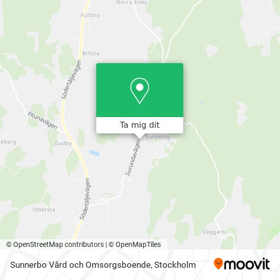 Sunnerbo Vård och Omsorgsboende karta