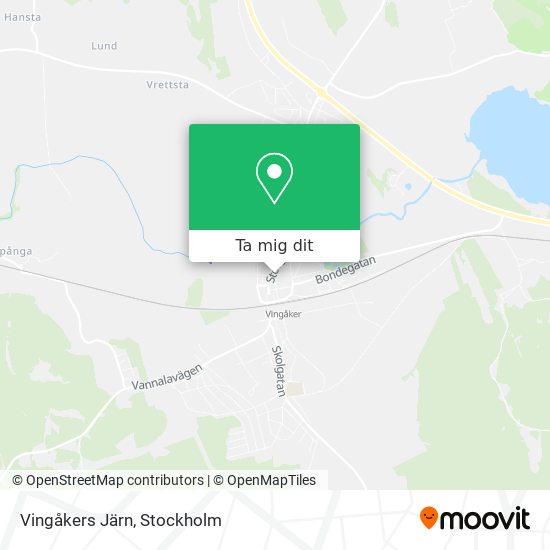Vingåkers Järn karta