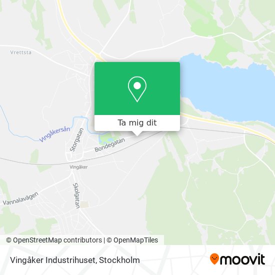 Vingåker Industrihuset karta