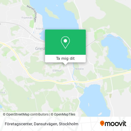 Företagscenter, Dansutvägen karta