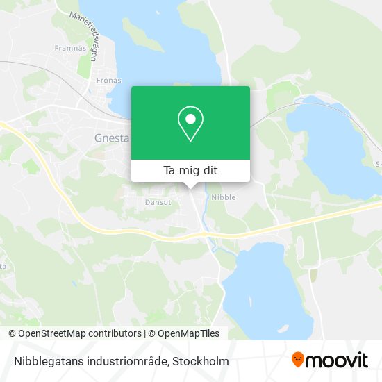 Nibblegatans industriområde karta