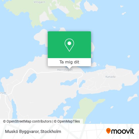 Muskö Byggvaror karta