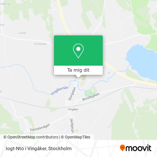Iogt-Nto i Vingåker karta