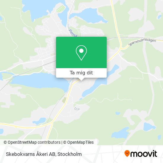 Skebokvarns Åkeri AB karta