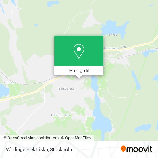 Vårdinge Elektriska karta