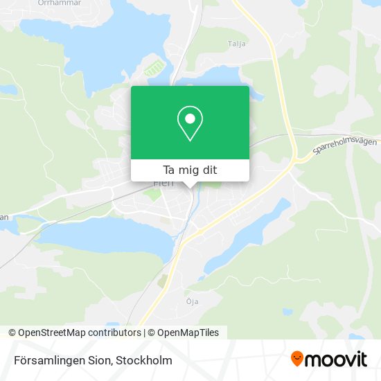 Församlingen Sion karta