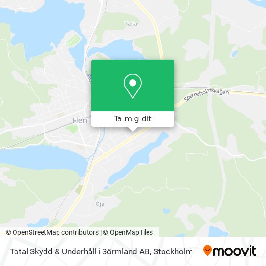 Total Skydd & Underhåll i Sörmland AB karta