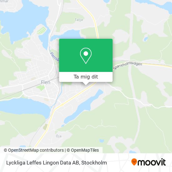 Lyckliga Leffes Lingon Data AB karta