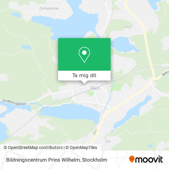 Bildningscentrum Prins Wilhelm karta
