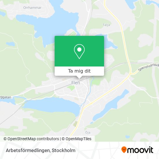 Arbetsförmedlingen karta