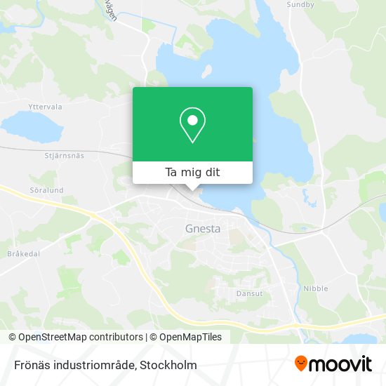 Frönäs industriområde karta