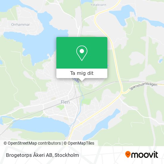 Brogetorps Åkeri AB karta