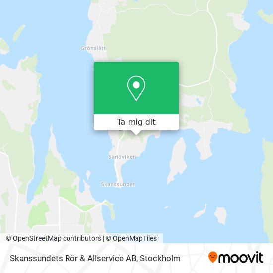 Skanssundets Rör & Allservice AB karta