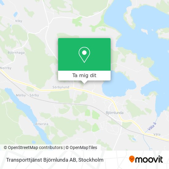 Transporttjänst Björnlunda AB karta