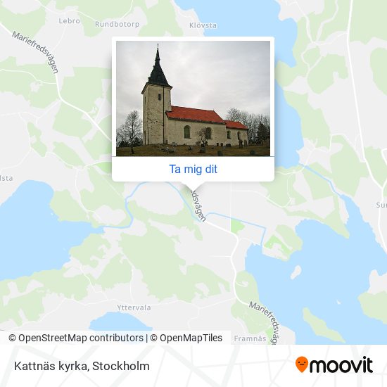 Kattnäs kyrka karta