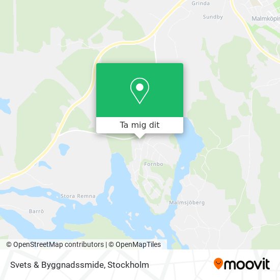 Svets & Byggnadssmide karta
