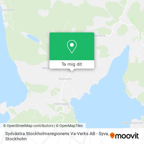 Sydvästra Stockholmsregionens Va-Verks AB - Syva karta