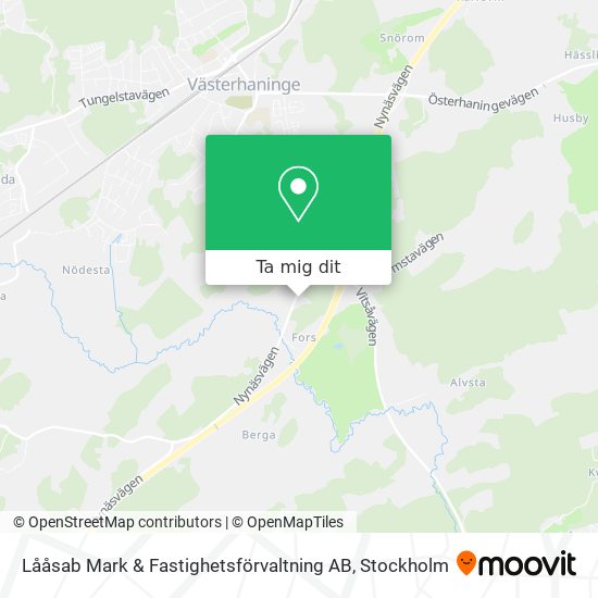 Lååsab Mark & Fastighetsförvaltning AB karta