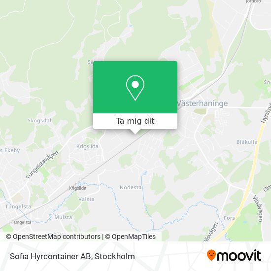 Sofia Hyrcontainer AB karta